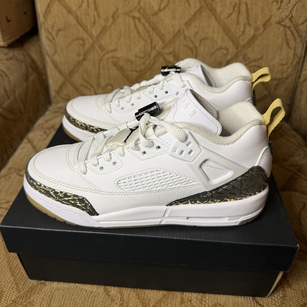 Jordan Spizike Low BG Sneakers HJ9022-100 White Size 6Y Youth‎ / 7.5 Women's